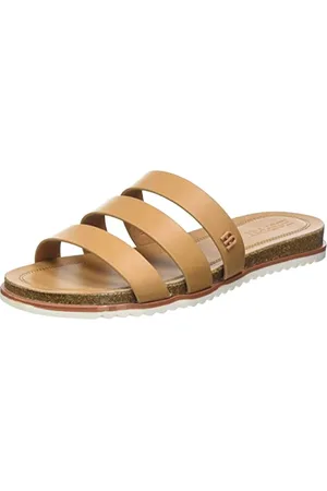 ESPRIT Pantoletten in Lederoptik, Damen modischer Slipper, , 37 EU