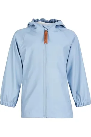 Sterntaler Regenjacke ungefüttert uni - Kinder Regenjacke wasserdicht - Jungen Jacke mit verschweißten Nähten, Kapuze und reflektierendem Detail - robuste Regenbekleidung - , Größe 74