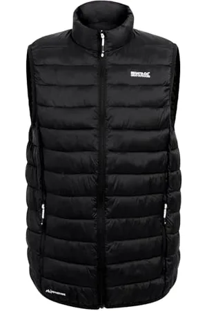 Regatta Herren Outdoorweste Steppweste Weste Hillpack II, Farbe:Schwarz, Artikel: , Größe:2XL