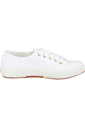 Superga Unisex 2750 COTU Classic Gymnastikschuhe, Weiß (White/Gold A15), 41.5 EU