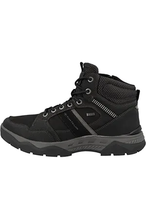TOM TAILOR Herren 4282905 Wanderstiefel, Black, 44 EU