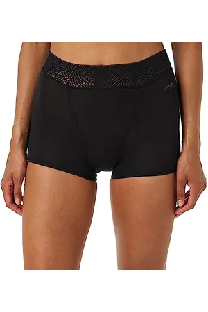 Sloggi Damen Period Short Medium Pants, Black, M