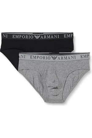 Emporio Armani Herren Stretch Cotton Endurance 2pack Briefs, , XL (2er Pack)