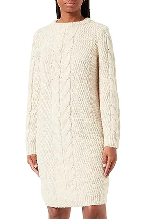 Pieces® Damen Pcnina Ls O-Neck Knit Dress Noos Bc, , M