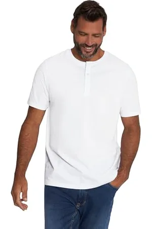 JP 1880 Herren Henley Basic 1 T Shirt, , 5XL EU