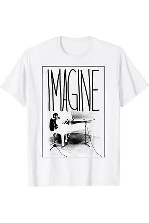 John Lennon Offizielles T-Shirt, Herren, , S, Halbarm, T-Shirt, Klassisch, Musik, Alle Jahreszeiten, 1 Count