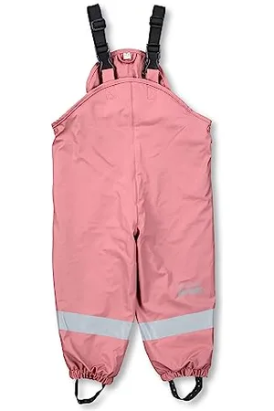 Sterntaler Regenhose gefüttert uni - Kinder Regenhose wasserdicht - Mädchen Matsch- und Buddelhose mit verschweißten Nähten und elastischen Hosenträgern - Regenbekleidung warm - , Größe 116