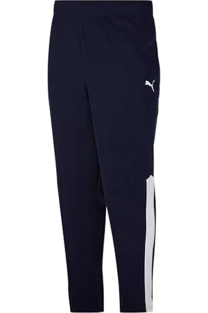 PUMA Herren Contrast Pants (Available in Big & Tall) Trainingshose, Peacoat/Weiß, XXL
