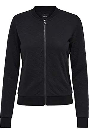 ONLY Damen Onljoyce Ls Noos Bomberjacke, Schwarz (Black), XL EU