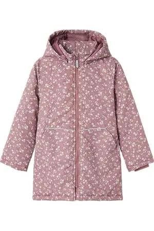 NAME IT Mädchen Nkfmaxi Jacket Long AOP Jacke, , 116