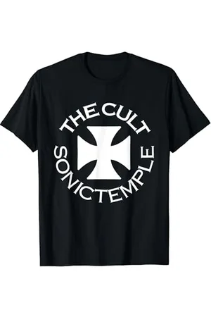 The Cult Sonic Temple Iron Cross (on dark tee) T-Shirt