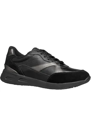Geox Damen D BULMYA A Sneaker, Black, 36 EU