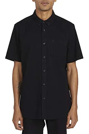 Volcom Herren Everett Oxford Short Sleeve Shirt Hemd mit Button-Down-Kragen, , Mittel