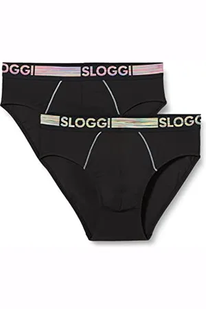 Sloggi Herren GO ABC Natural H Midi 2P, BLACK, S