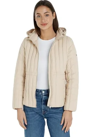 Tommy Hilfiger Damen Daunenjacke mit Kapuze, , L