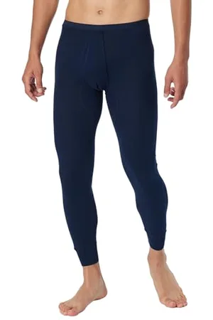 Schiesser Herren Lange Unterhose Mit Eingriff - Original Feinripp Unterwäsche, , XXL EU