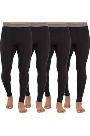 Fruit Of The Loom Herren Recycled Premium Waffle Thermal Underwear Long Johns Bottom (1, 2, 3, and 4 Packs) Pyjamaunterteil, , Mittel (4er