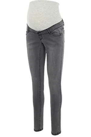 Mama;licious Damen Mllola Slim Grey Jeans A. Noos Hose, Grey Denim, 26W 34L EU