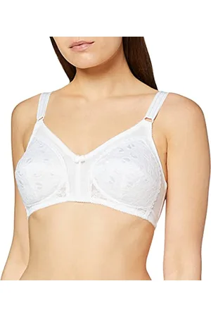 SASSA Damen Soft-BH, Einfarbig, Gr. 85A, Weiß (Weiß 00100)
