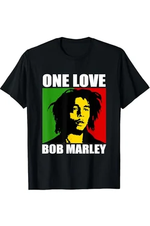 Bob Marley Offizielles One Love Rasta T-Shirt