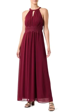VILA Damen Vimilina Halterneck Maxi Dress-Noos Kleid, ,40