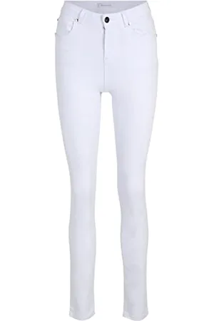 Tamaris Damen Skinny Jeans APALIT Weiß 34/32