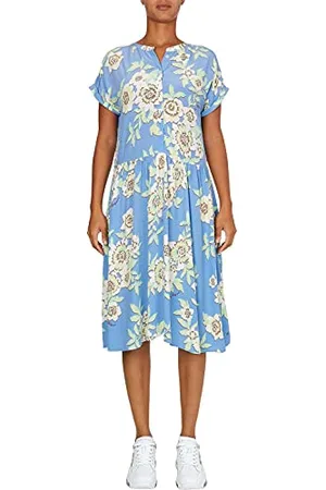 Tommy Hilfiger Damen WW0WW31074 Kleid, Hot House Floral/Wonder Blue, 36 Regular