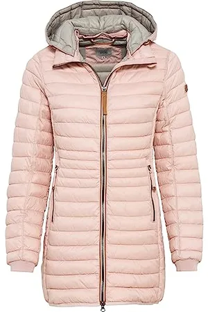 Camel Active Damen Lange Steppjacke mit Abnehmbarer Kapuze womenswear-48