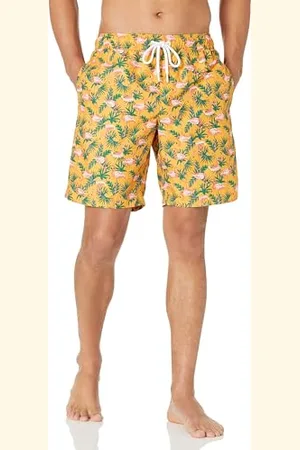 Amazon Herren Badehose, 23 cm, Mit Lockerer Passform und Schnelltrocknend - Auslauffarben, , S