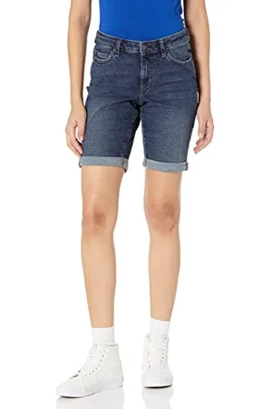 Amazon Damen Schmal geschnittene 23-cm-Bermudashorts aus Denim, , 42