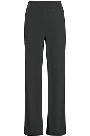 Taifun Damen Schlupfhose mit elastischem Komfort unifarben reguläre Länge 46