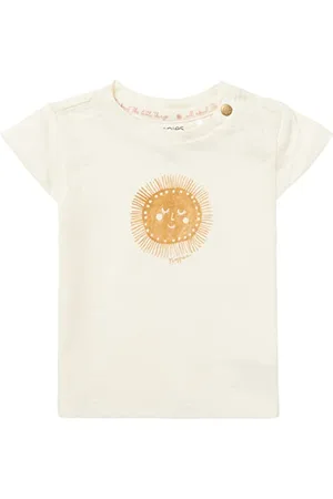 Noppies Baby Baby-Mädchen Girls Tee Nicollet Short Sleeve Chest T-Shirt, Pristine-N021, 50