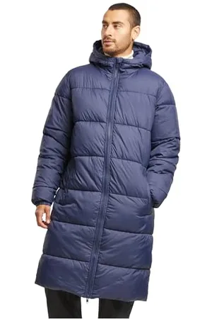 Urban classics Herren Wintermantel Mens Long Puffer Coat, lange Winterjacke für Männer, Puffer Jacke in Regular Fit