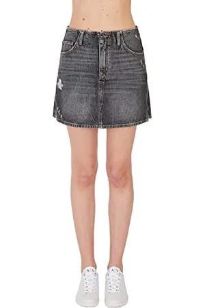 Armani Exchange Damen Cotton Denim, Short Fit, Front&back Pockets Skirt, , M EU