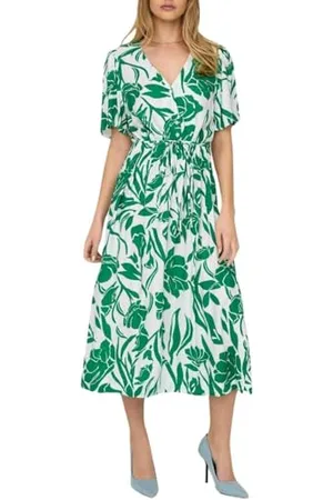 ONLY Onlhalia S/S Midi Dress WVN Noos