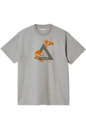 JACK & JONES Herren Jcofloral Triangle Tee Ss Crew Neck FST T-Shirt, , M