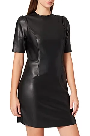 Noisy May Damen NMHILL S/S Short Dress NOOS Kleid, Black, M