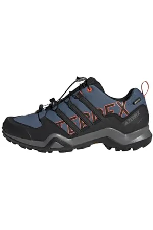 adidas Herren Terrex Swift R2 Gore-TEX Hiking Shoes Wanderschuhe, Wonder Steel/Core Black/Orange, 41 1/3 EU