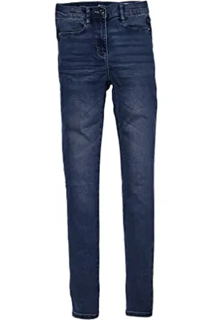 QS by s.Oliver M dchen Hose lang Treggings, Dark Blue, 146 EU