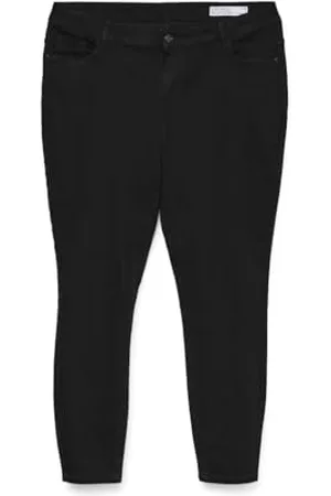 VERO MODA Damen VMCELLY MR Skinny BLK CUR NOOS Jeans, , 44W x 32L