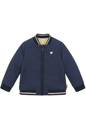 Steiff Wendejacke EU Größe 92 , Outdoor Wende-Jacke, Übergangsjacke für Frühling Sommer, Kinderjacke 2in1 Wendejacke, warm und bequem, waschmaschinenfest