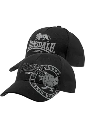 Lonsdale London Unisex Leiston Double Pack Cap, , Einheitsgröße EU