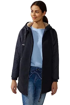 Street one Damen Steppmantel im Materialmix, , 44