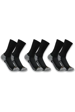 Carhartt Herren Force® Mittelschwere Crew-Socken, 3 Paar, , XL