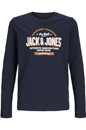 JACK & JONES Jungen JJELOGO Tee LS O-Neck 2 COL NOOS JNR