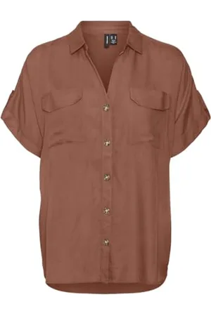 VERO MODA VMBUMPY S/S Shirt WVN GA NOOS