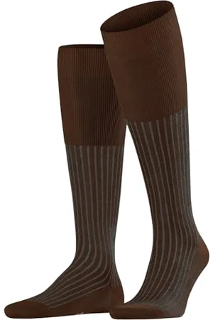 Falke Herren Kniestrümpfe Oxford Stripe M Kh Baumwolle lang gemustert 1 Paar, , 45-46