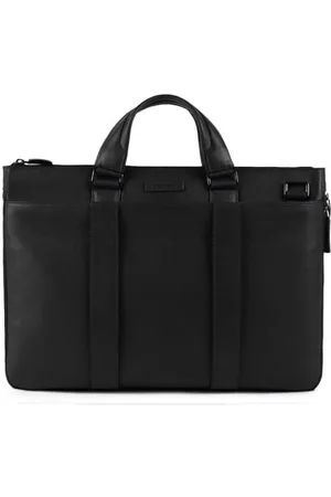 Piquadro Modus Special Aktentasche mit 2 Griffen, schmal und erweiterbar, aus Leder
