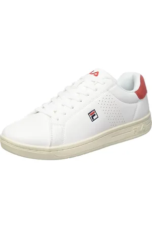 Fila Herren Crosscourt 2 F Sneaker, White-Cayenne, 47 EU Weit