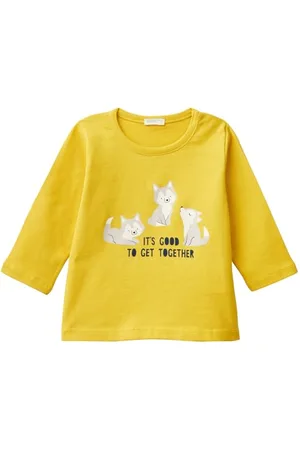 Benetton Unisex Baby M/L 3atna 105i T-Shirt, , 62 cm